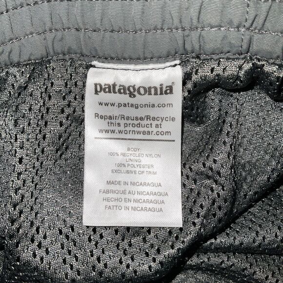 Patagonia Shorts Mens Size L Grey Baggies Swim Trunks Lined Outdoors Hiking - Picture 9 of 12